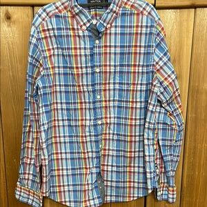 Nautica Classic Fit Stretch button down shirt L